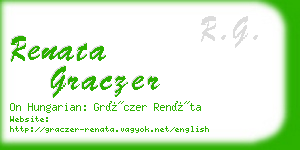renata graczer business card